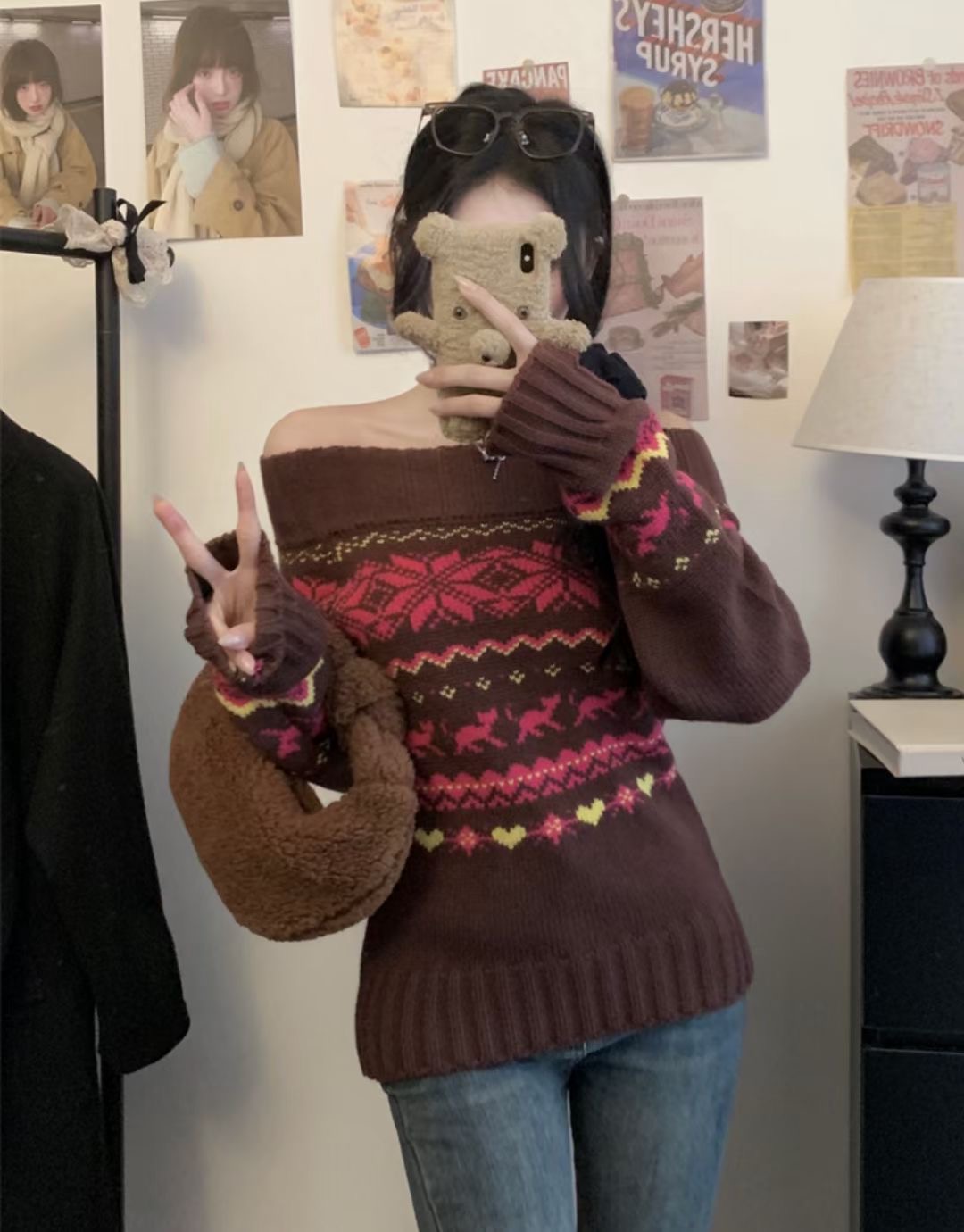 MELROSE韓國直郵東大門代購女裝新品職業時尚推薦真品針織衫MELROSE針織衫圖色2