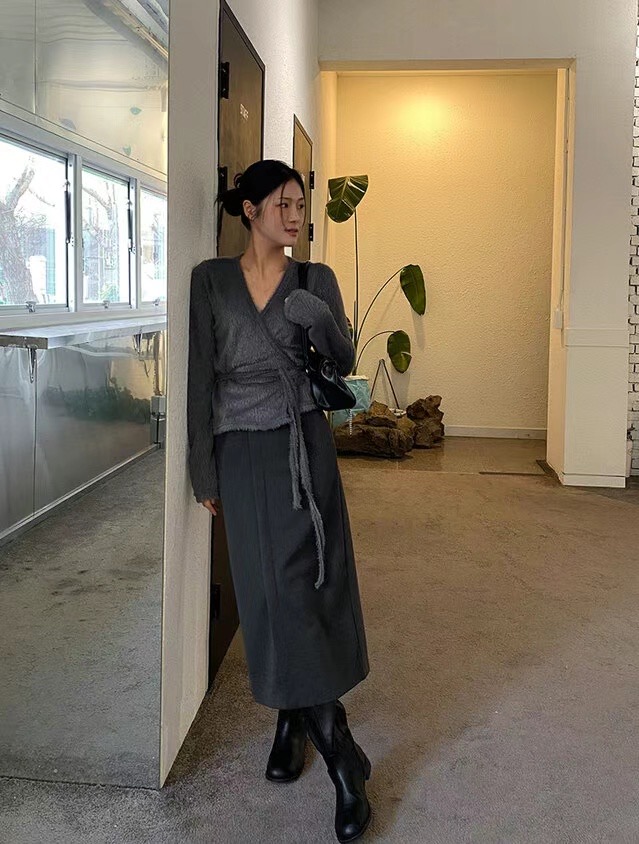 IMMENSE韓國直郵東大門代購女裝新款休閑熱賣時尚針織衫拉絲IMMENSE針織衫