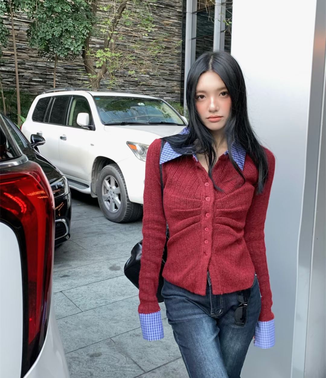 MELROSE韓國直郵東大門代購女裝新品熱賣人氣真品休閑針織衫MELROSE針織衫