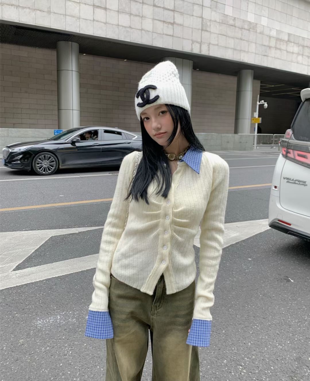 MELROSE韓國直郵東大門代購女裝新品熱賣人氣真品休閑針織衫MELROSE針織衫圖色4