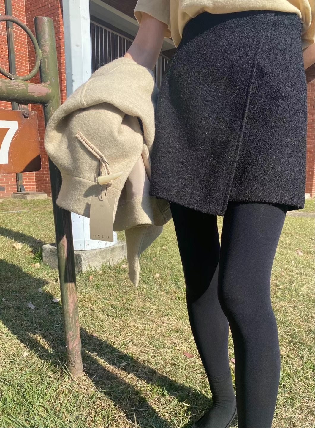ONDO東大門直郵女裝新款24秋冬時尚人氣職業熱賣推薦休閑短裙ONDO短裙