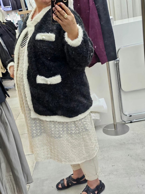DODO東大門直郵女士新品休閑真品職業推薦人氣時尚針織衫開衫DODO針織衫