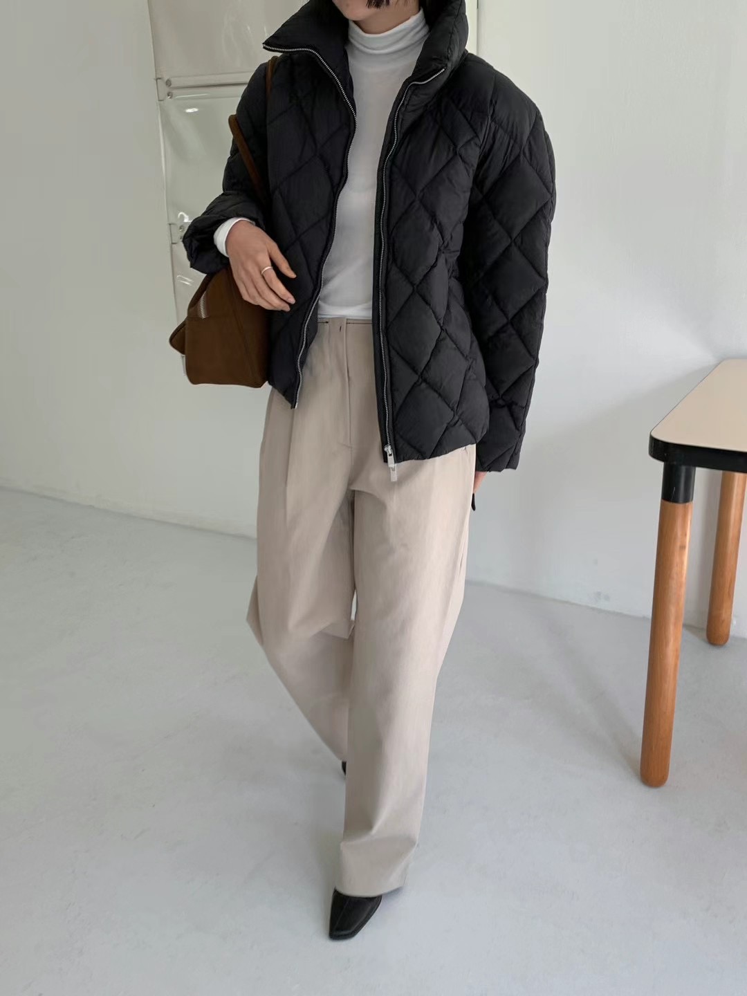WADE東大門實拍女士新款24秋冬推薦休閑熱賣短款大衣含腰帶WADE短款大衣