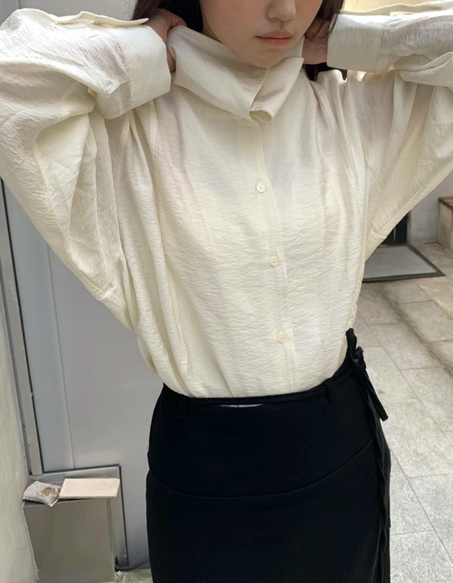 WADE東大門代購女士新款時尚真品人氣24秋冬休閑襯衫蕾絲衫WADE襯衫/蕾絲衫