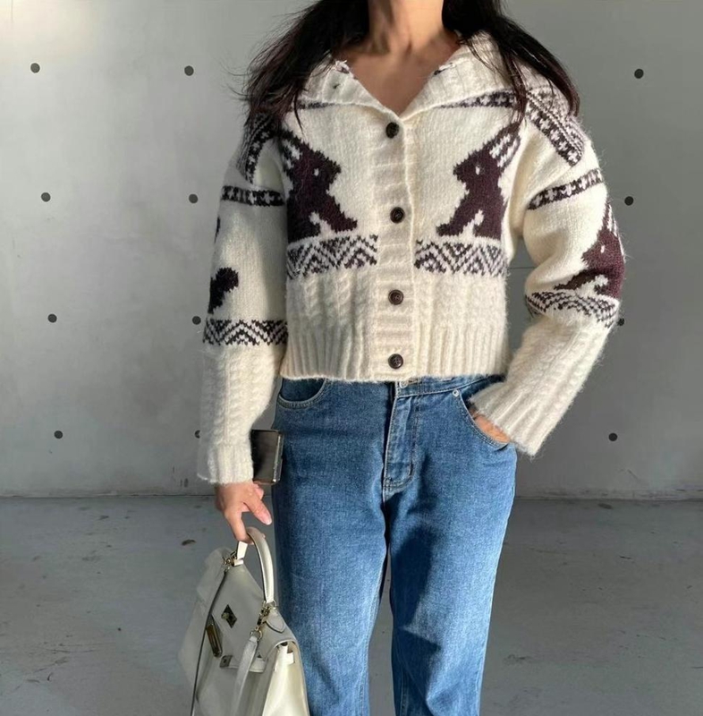 husbee東大門實拍女裝新品人氣時尚職業推薦熱賣休閑針織衫husbee針織衫
