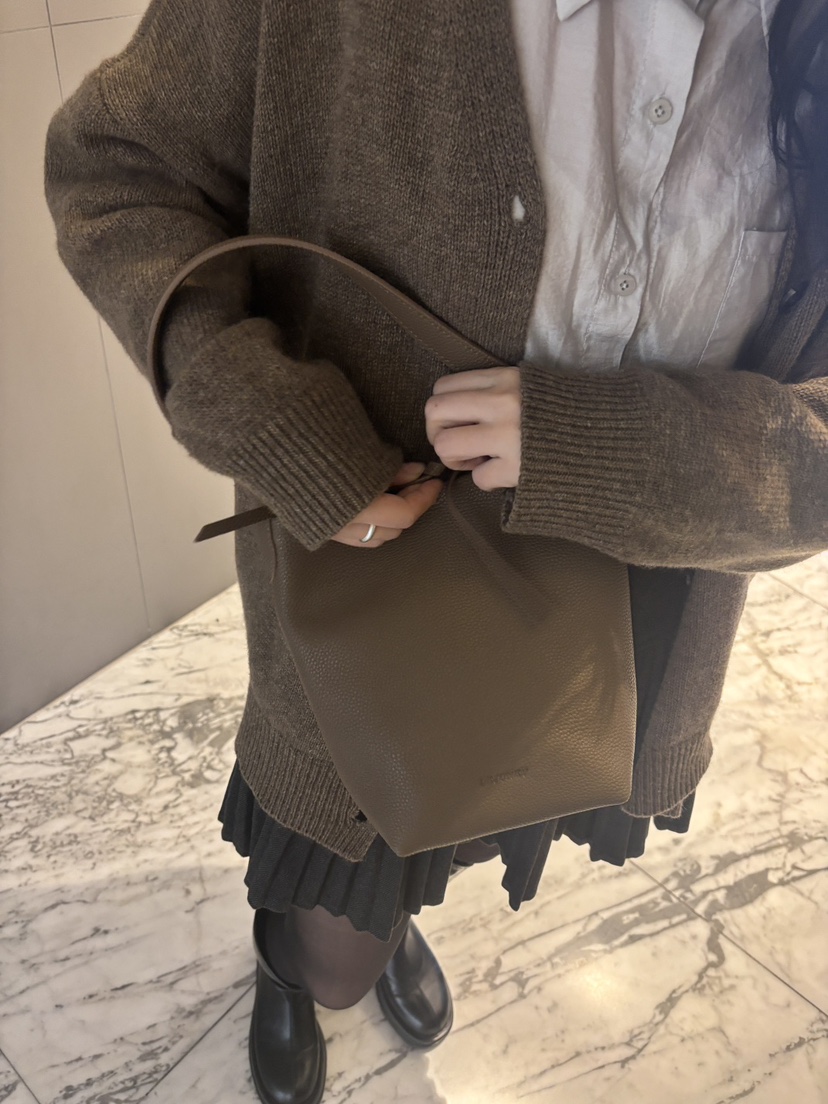 LEJUNEV-P韓國代購女裝新品真品休閑熱賣人氣24秋冬單肩斜跨包LEJUNEV-P單肩/斜跨包