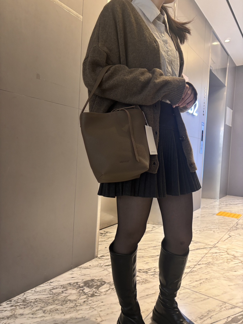 LEJUNEV-P韓國代購女裝新品真品休閑熱賣人氣24秋冬單肩斜跨包LEJUNEV-P單肩/斜跨包
