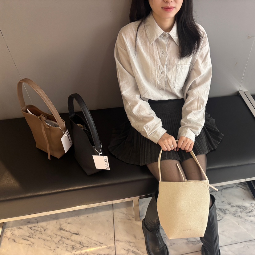 LEJUNEV-P韓國代購女裝新品真品休閑熱賣人氣24秋冬單肩斜跨包LEJUNEV-P單肩/斜跨包