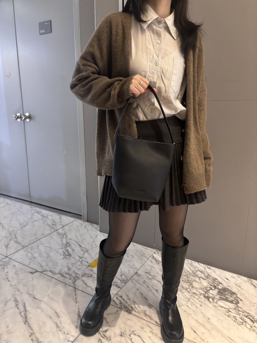 LEJUNEV-P韓國代購女裝新品真品休閑熱賣人氣24秋冬單肩斜跨包LEJUNEV-P單肩/斜跨包