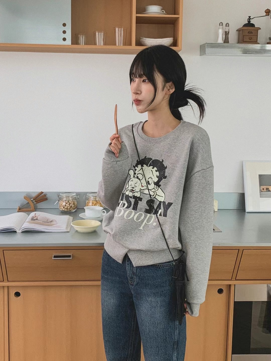 AMIABLE東大門直郵女士新款24秋冬人氣時尚真品熱賣休閑衛衣AMIABLE衛衣