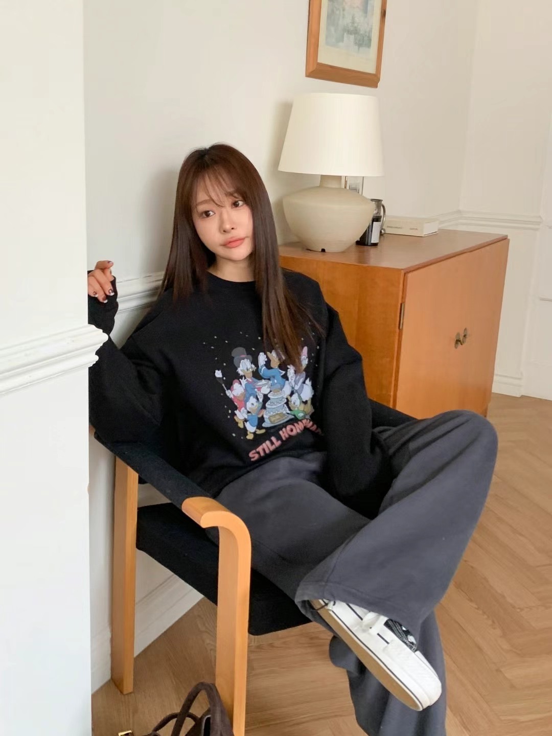 AMIABLE韓國直郵女裝新品時尚職業24秋冬休閑人氣推薦熱賣衛衣AMIABLE衛衣
