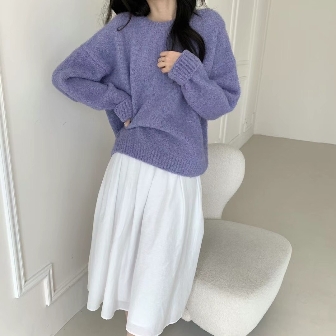 AMIABLE東大門代購女裝新款人氣熱賣職業時尚24秋冬休閑毛衣AMIABLE毛衣圖色7