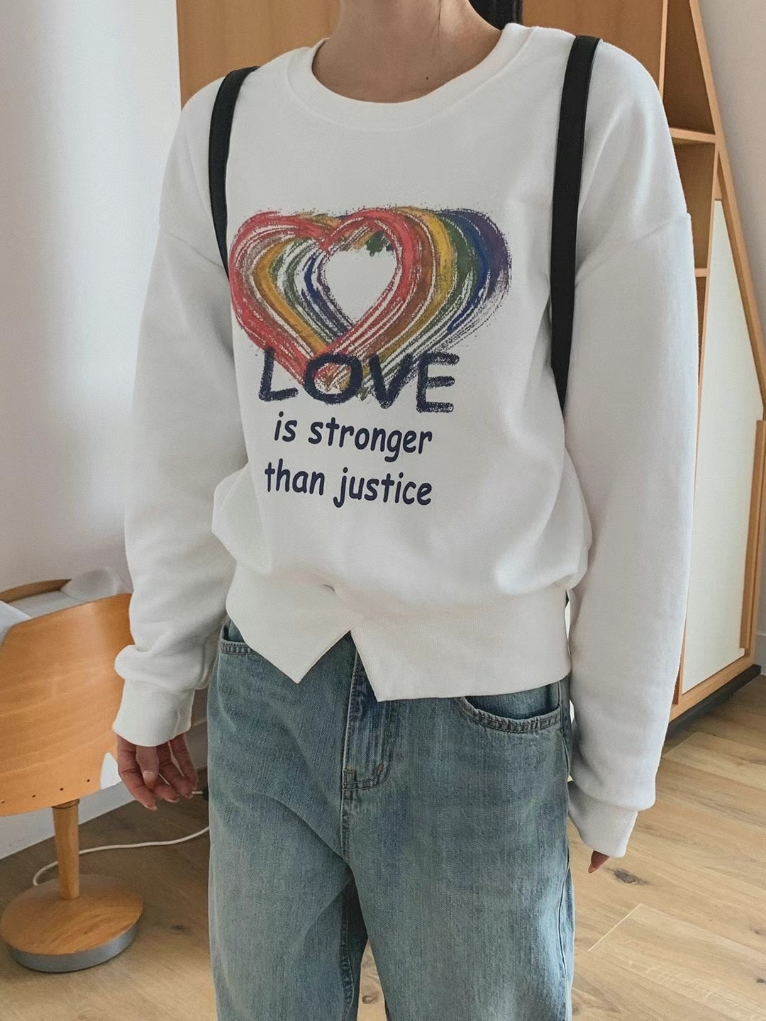 AMIABLE東大門實拍女裝新品熱賣職業休閑時尚24秋冬真品衛衣AMIABLE衛衣圖色2