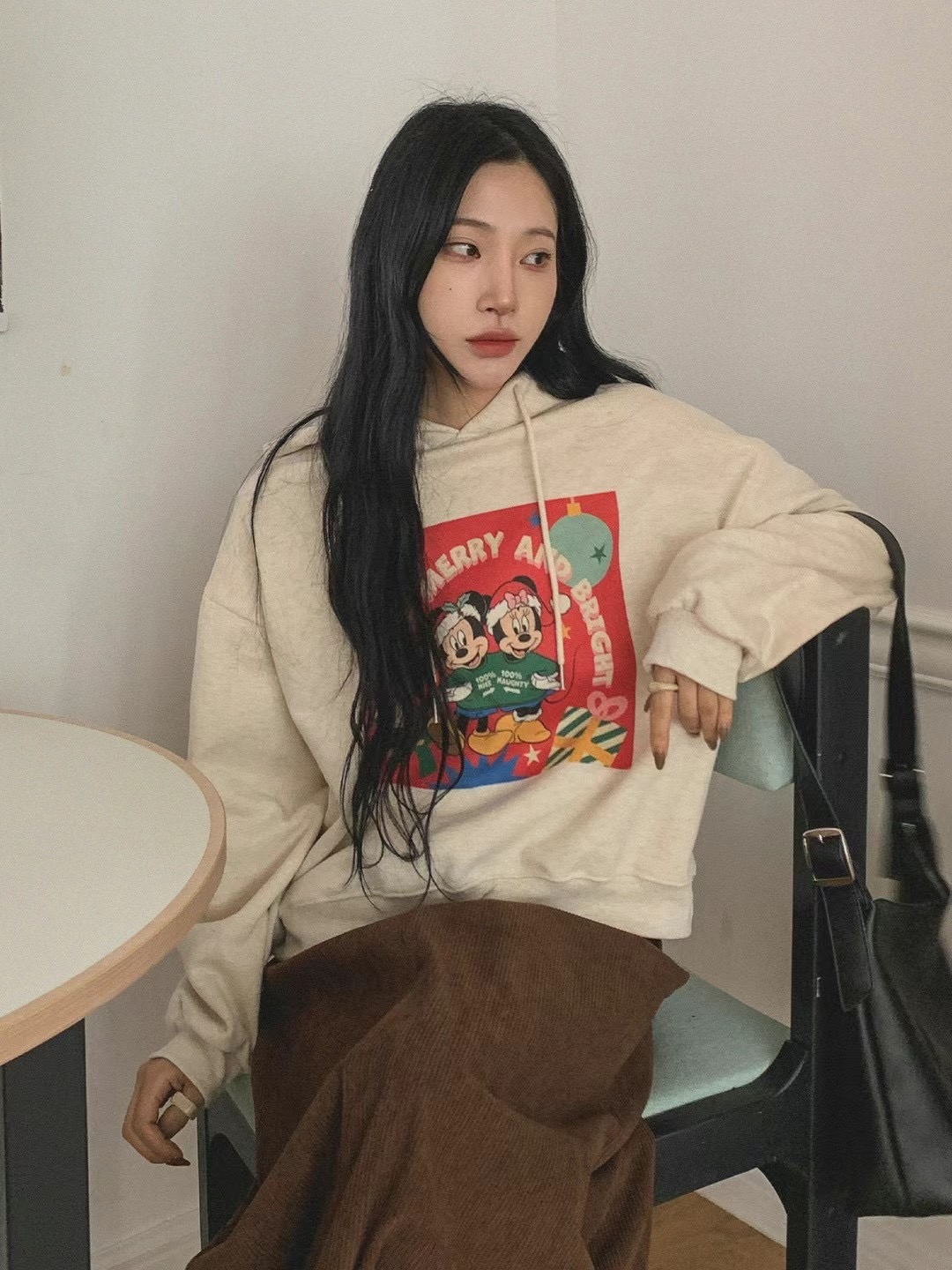 AMIABLE韓國代購女士新品職業人氣真品推薦24秋冬時尚衛衣加絨AMIABLE衛衣