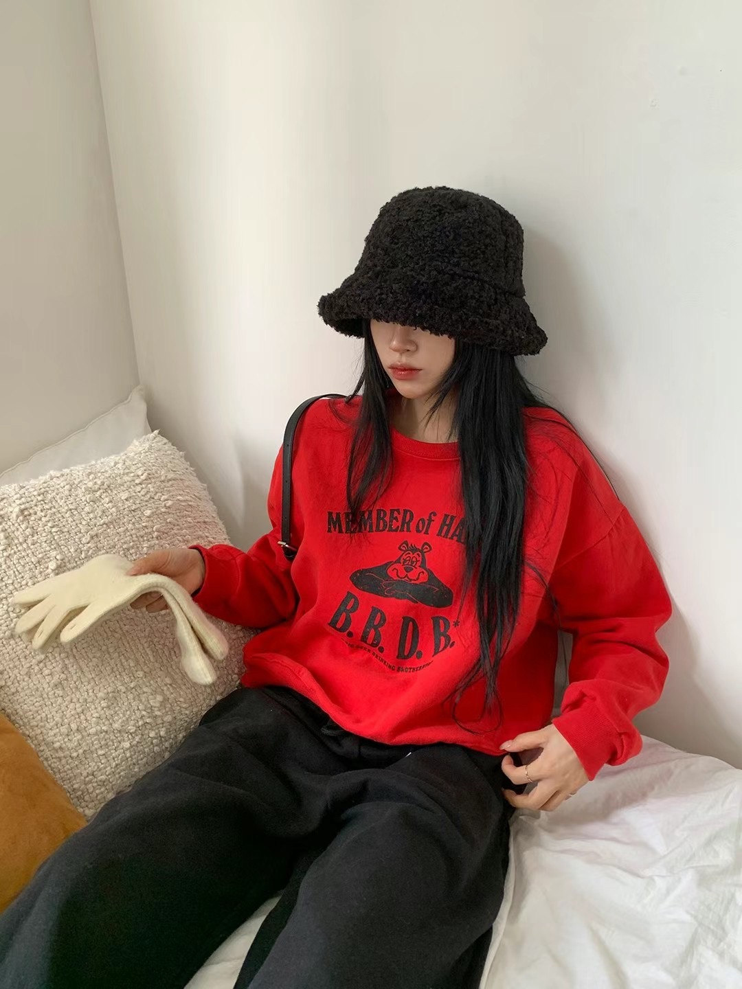 AMIABLE韓國直郵女士新品休閑真品人氣24秋冬職業時尚熱賣衛衣AMIABLE衛衣