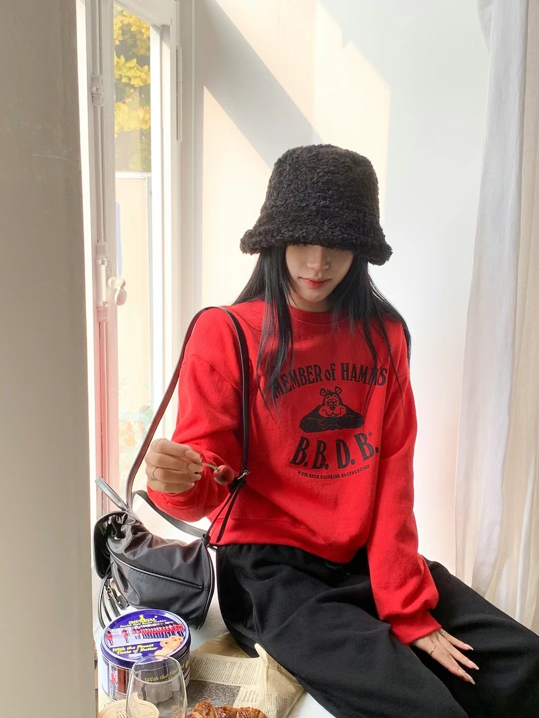 AMIABLE韓國直郵女士新品休閑真品人氣24秋冬職業時尚熱賣衛衣AMIABLE衛衣