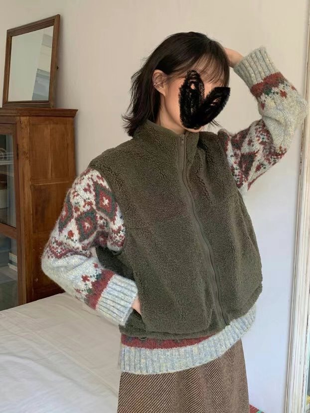 GENERATION東大門代購女士新品熱賣真品推薦職業人氣馬甲拉鏈GENERATION馬甲
