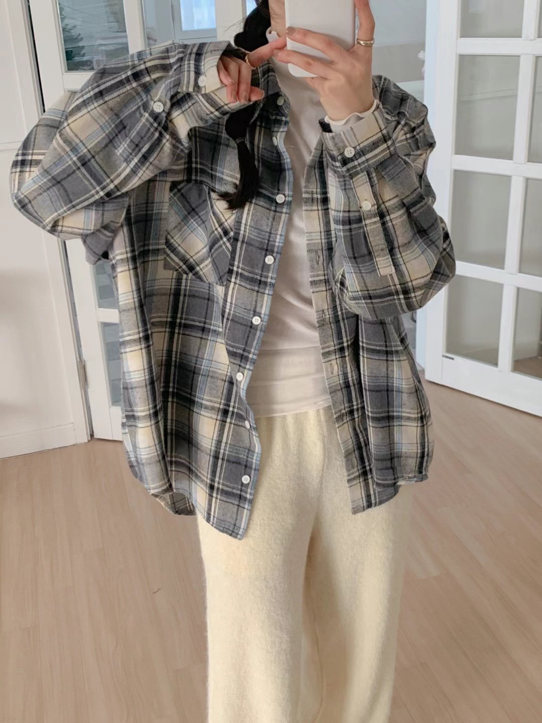 GENERATION韓國代購女裝新品人氣時尚休閑推薦真品襯衫蕾絲衫GENERATION襯衫/蕾絲衫圖色2
