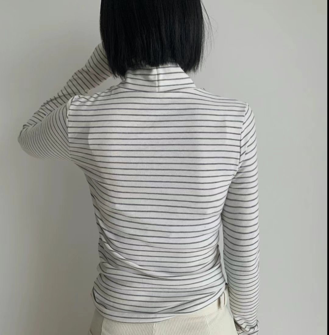 GENERATION韓國代購女裝新品職業推薦休閑熱賣人氣長袖T恤高領GENERATION長袖T恤