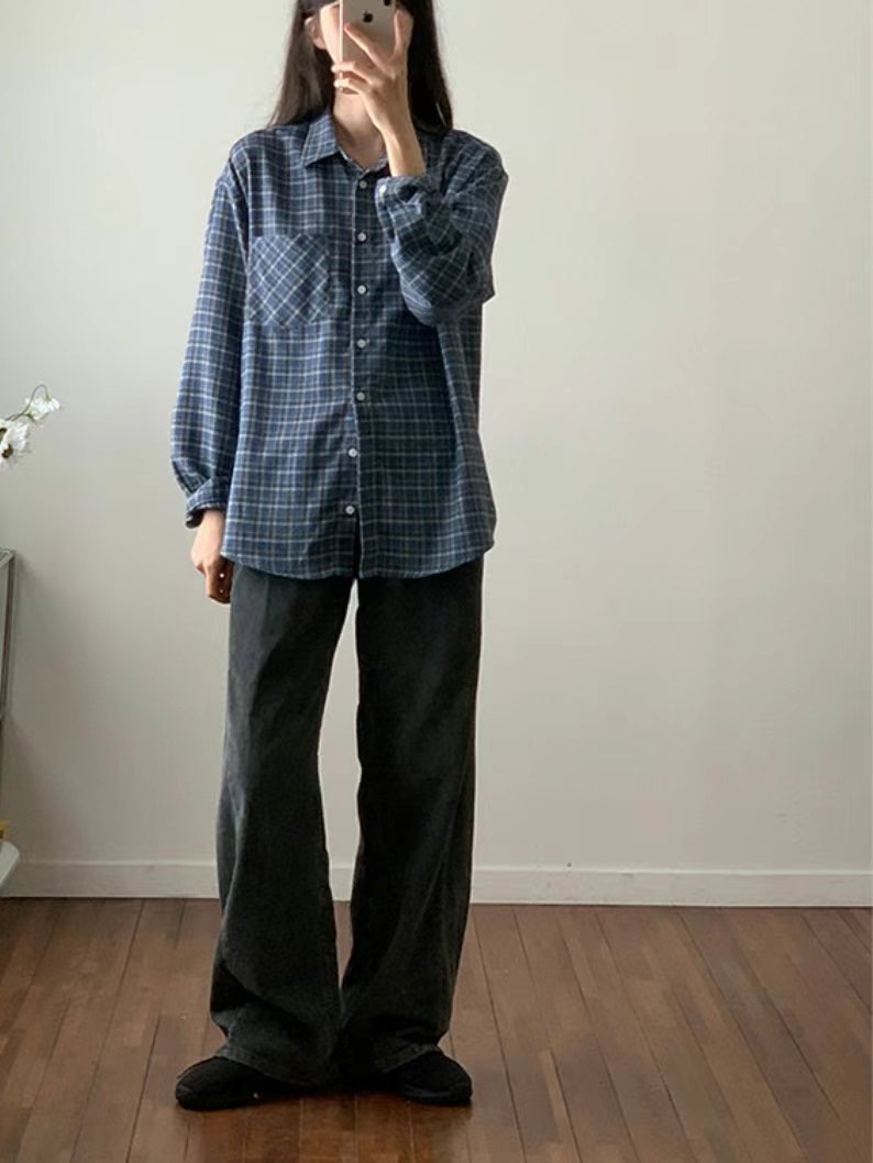 GENERATION東大門代購女裝新款休閑24秋冬時尚熱賣襯衫蕾絲衫GENERATION襯衫/蕾絲衫