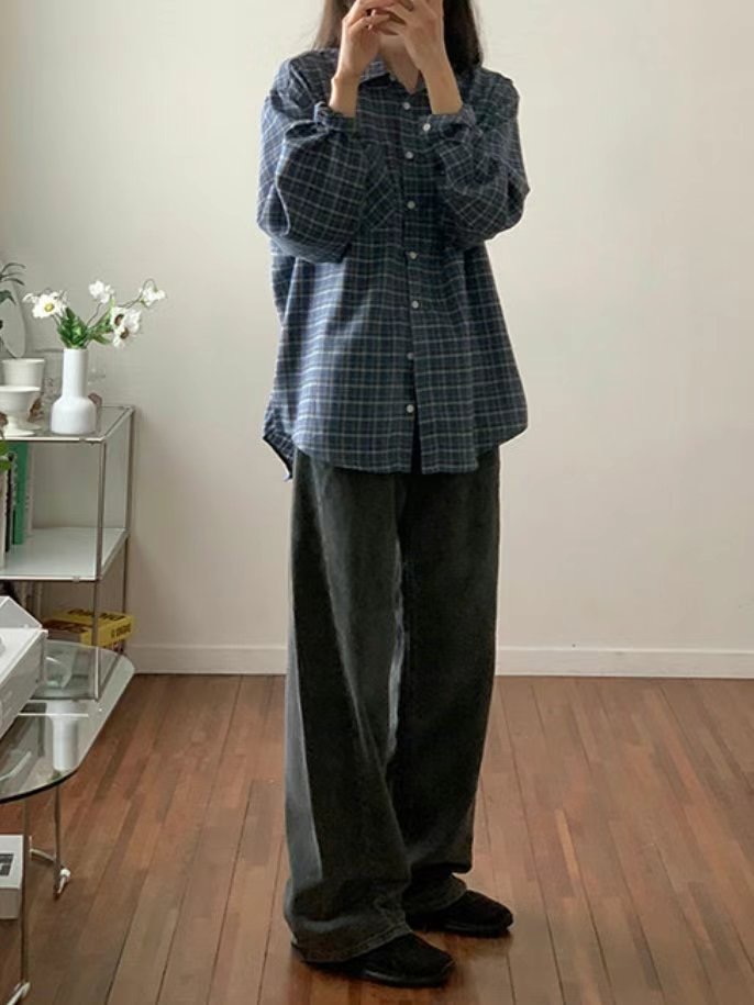 GENERATION東大門代購女裝新款休閑24秋冬時尚熱賣襯衫蕾絲衫GENERATION襯衫/蕾絲衫