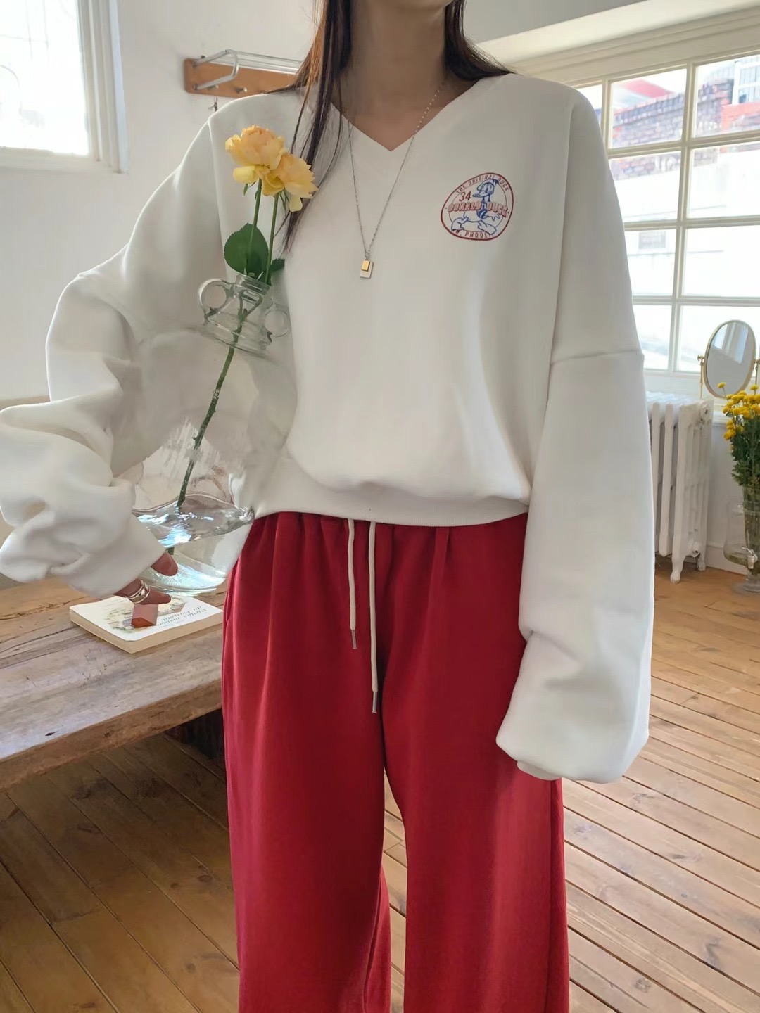 FORMAL韓國直郵女士新款熱賣時尚24秋冬休閑職業人氣衛衣鴨FORMAL衛衣