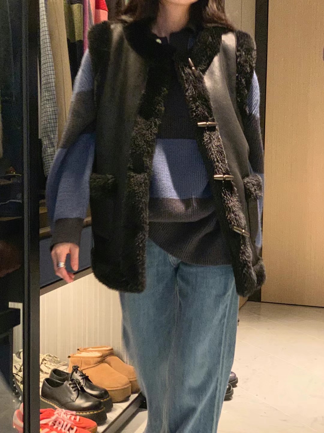 FORMAL韓國代購女士新品時尚休閑推薦24秋冬職業真品馬甲雙面FORMAL馬甲