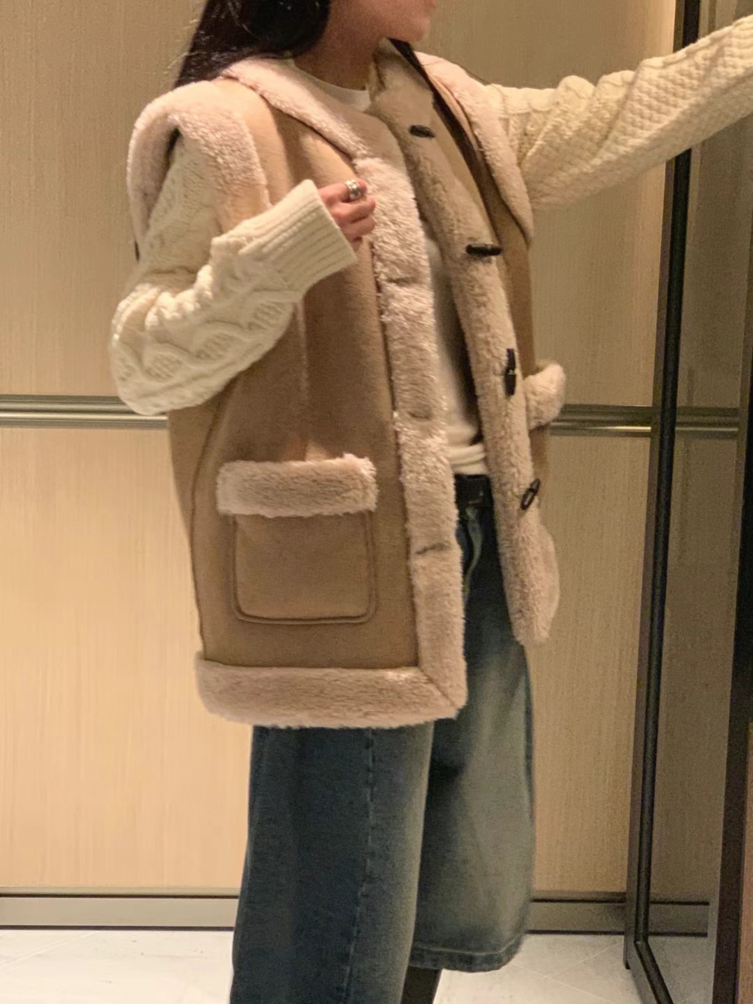 FORMAL韓國代購女士新品時尚休閑推薦24秋冬職業真品馬甲雙面FORMAL馬甲