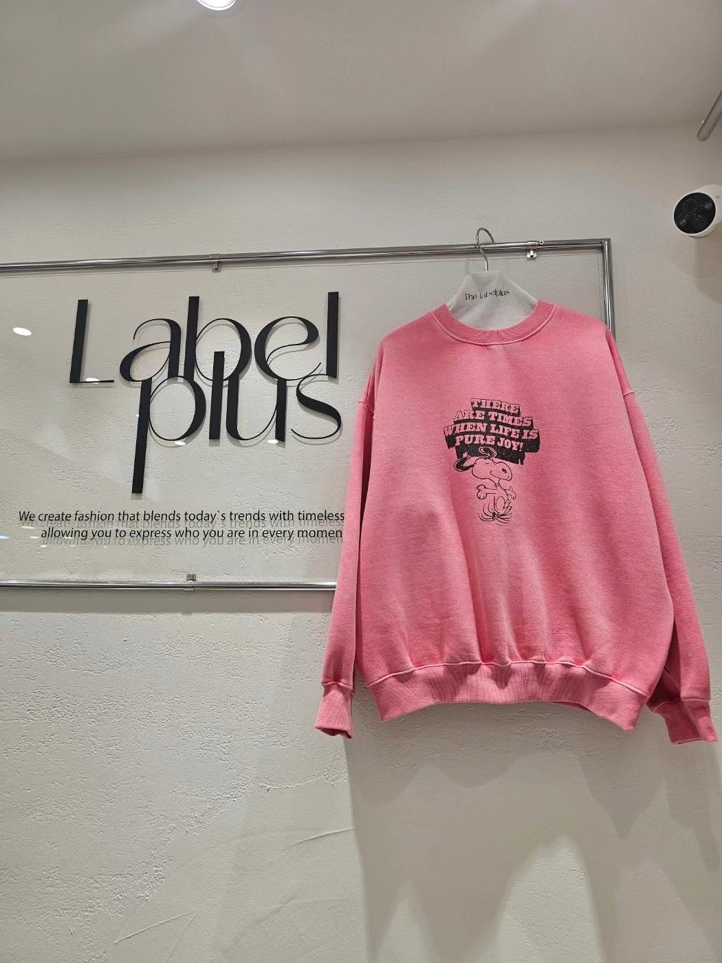 LABELPLUS31東大門代購女士新品推薦24秋冬時尚衛衣史努比拉絨LABELPLUS31衛衣圖色3