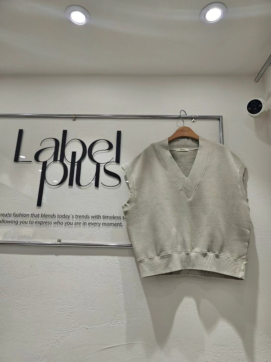 LABELPLUS31韓國代購女士新款休閑熱賣人氣24秋冬吊帶背心拉絨LABELPLUS31吊帶/背心圖色2