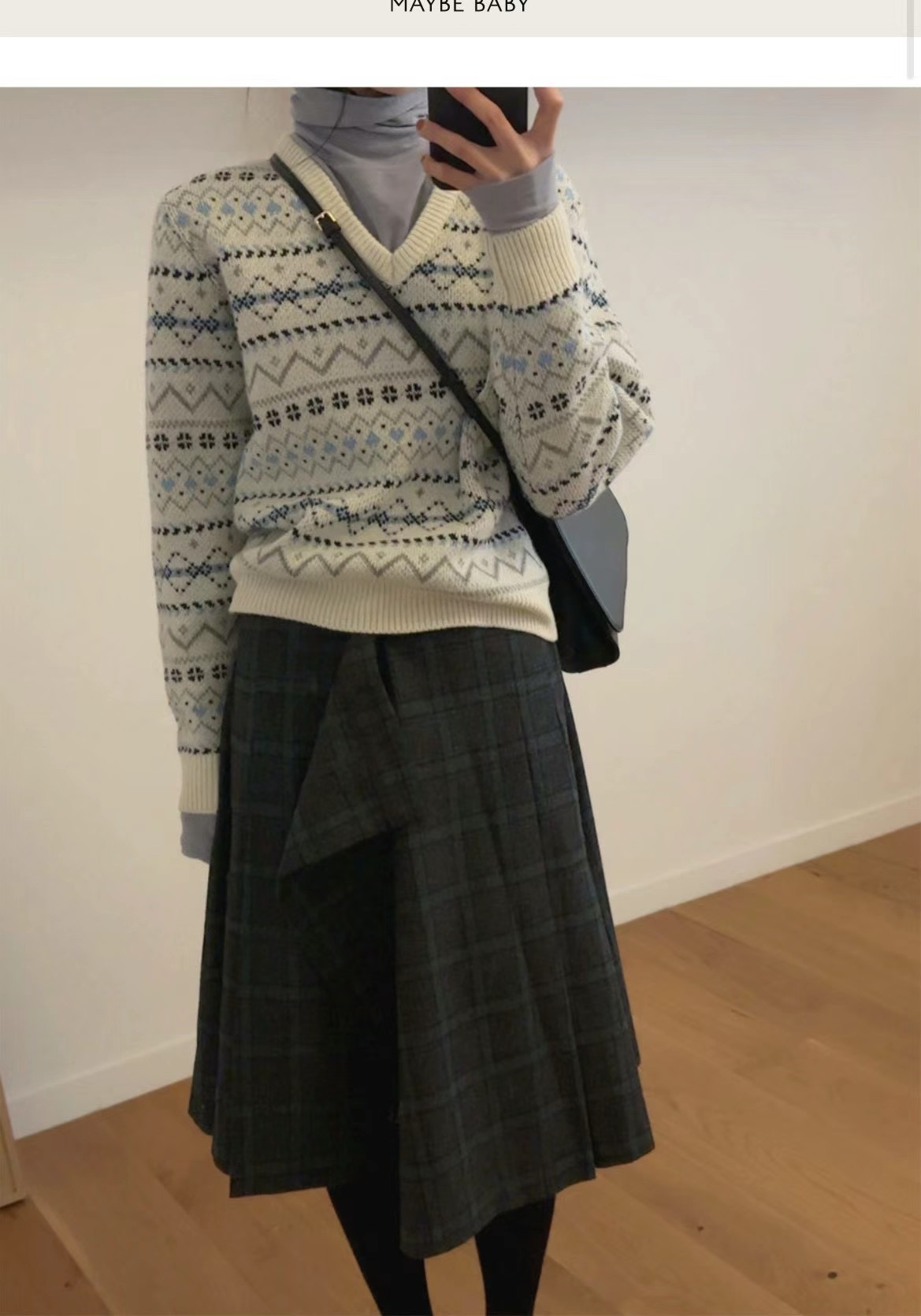 RATEL直郵韓國代購女裝新品真品休閑24秋冬熱賣時尚人氣針織衫RATEL針織衫