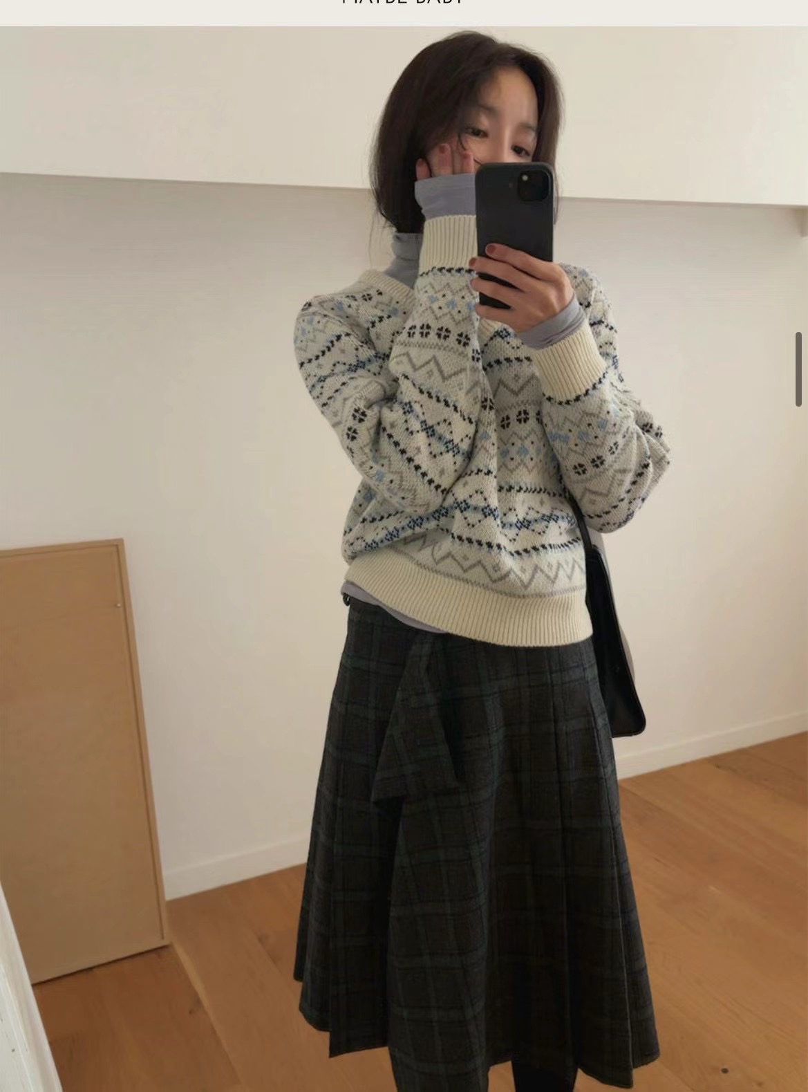 RATEL直郵韓國代購女裝新品真品休閑24秋冬熱賣時尚人氣針織衫RATEL針織衫
