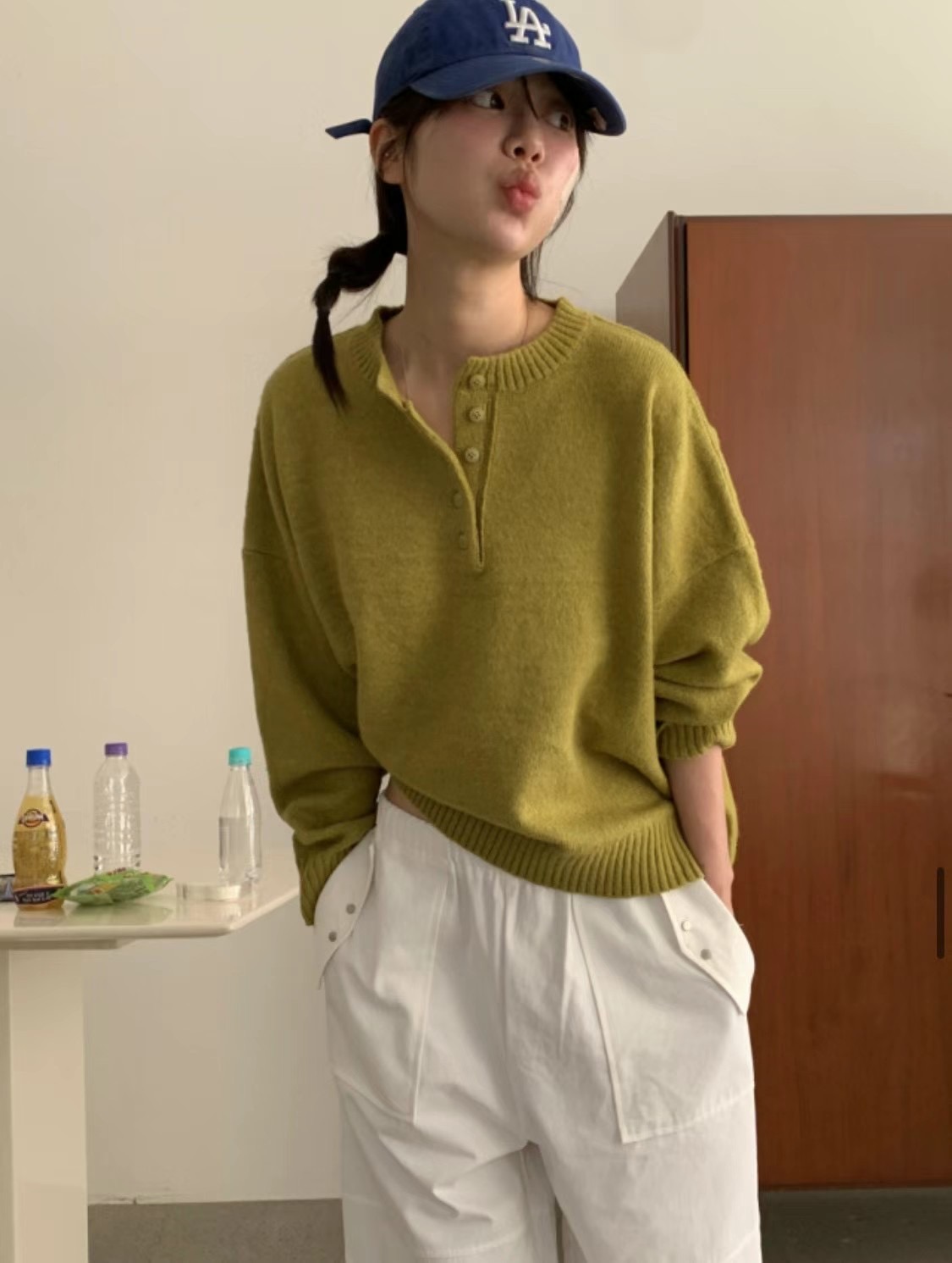 RATEL韓國直郵東大門代購女裝新款時尚熱賣人氣休閑職業針織衫RATEL針織衫圖色3