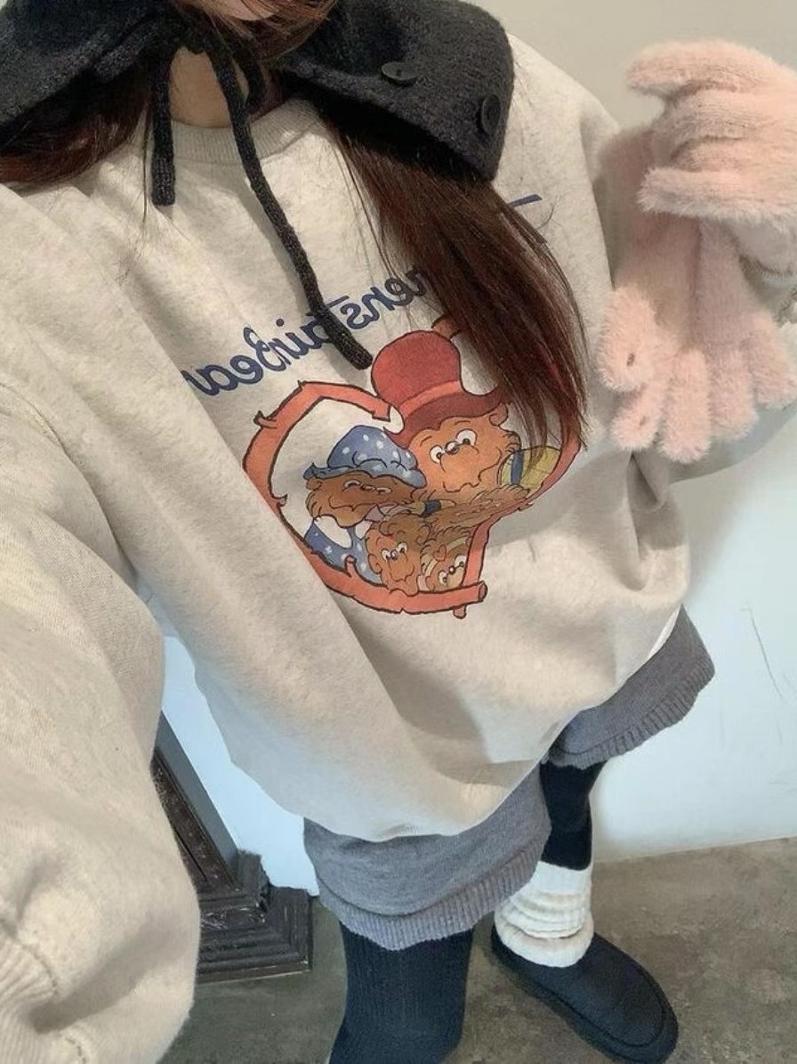 RATEL韓國直郵東大門實拍女裝新品職業休閑24秋冬人氣時尚衛衣RATEL衛衣