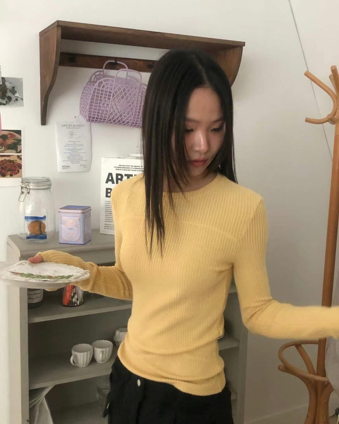 EXCUSE韓國直郵東大門代購女裝新款時尚休閑熱賣人氣針織衫EXCUSE針織衫圖色3
