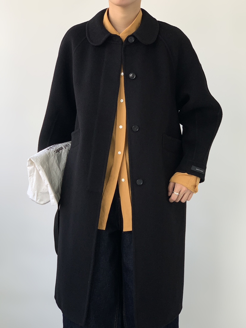 HER韓國直郵女裝新品人氣休閑熱賣時尚24秋冬職業中長款大衣HER中長款大衣