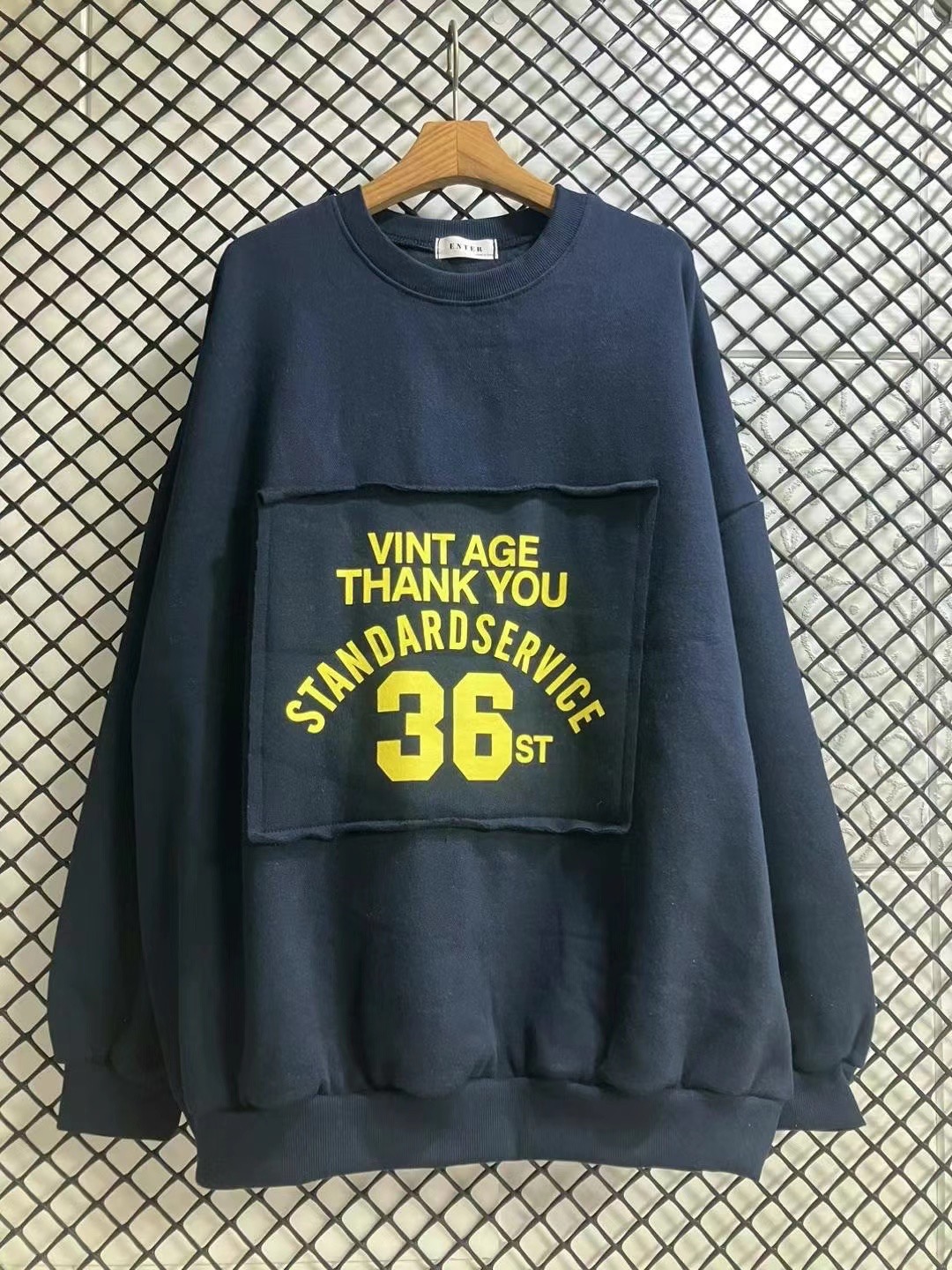 ENTER韓國直郵東大門實拍女裝新品職業休閑時尚真品衛衣加絨ENTER衛衣