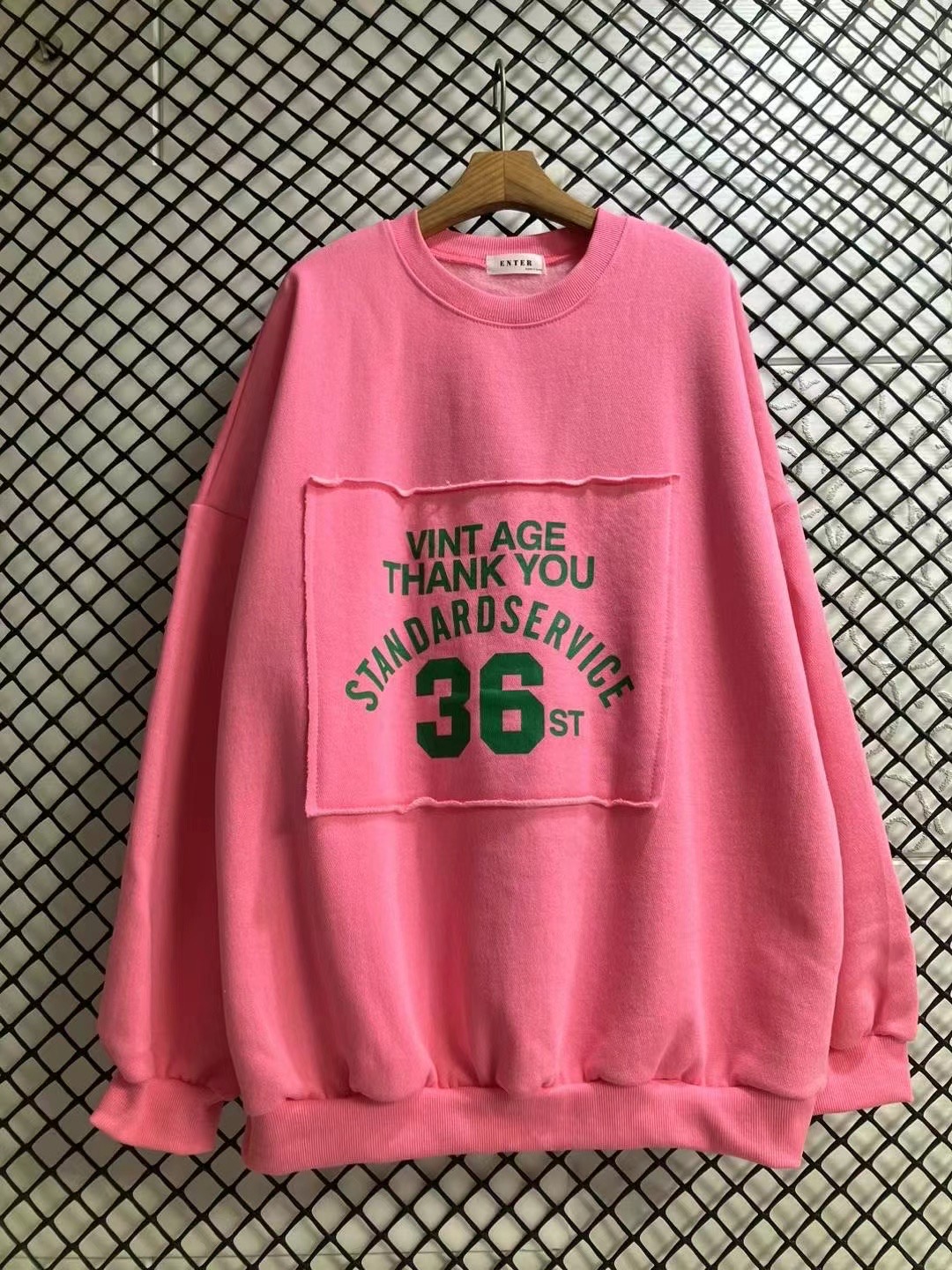 ENTER韓國直郵東大門實拍女裝新品職業休閑時尚真品衛衣加絨ENTER衛衣圖色3