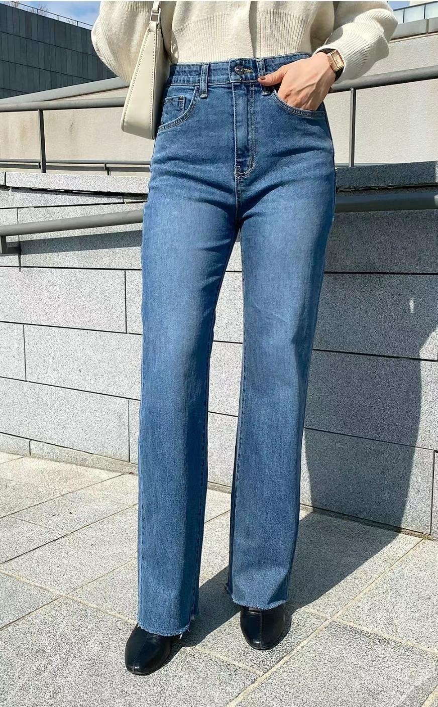 7STAR韓國直郵東大門代購女裝新款休閑職業24秋冬熱賣牛仔褲7STAR牛仔褲