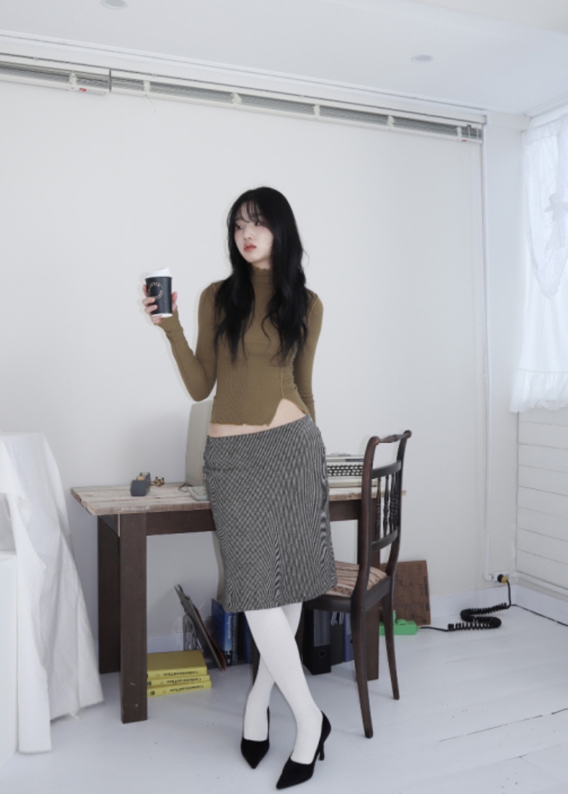 BYRING直郵韓國代購女裝新品休閑真品人氣24秋冬時尚長袖T恤BYRING長袖T恤