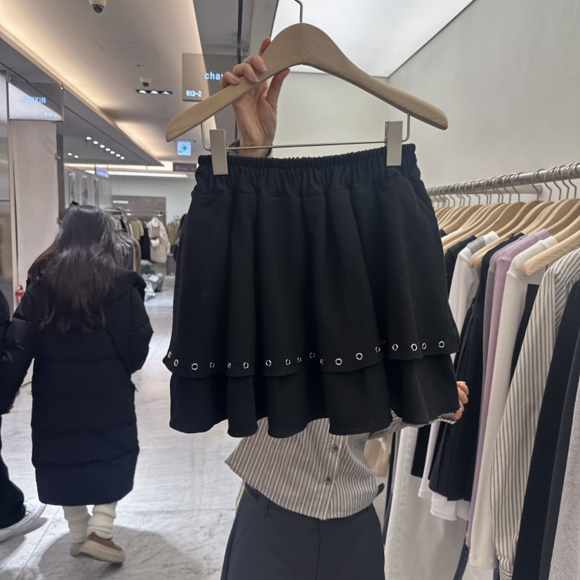 CHAV韓國直郵東大門代購女裝新品人氣真品時尚職業短裙春款CHAV短裙圖色2