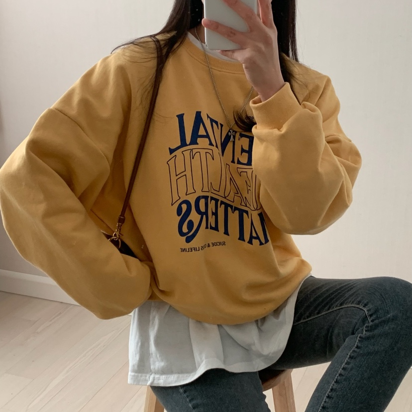 HELLO JINI直郵韓國代購女裝新品休閑職業時尚真品人氣衛衣HELLO JINI衛衣