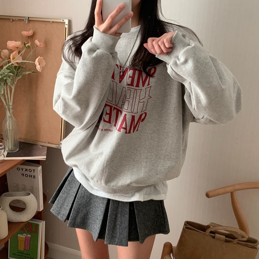 HELLO JINI直郵韓國代購女裝新品休閑職業時尚真品人氣衛衣HELLO JINI衛衣