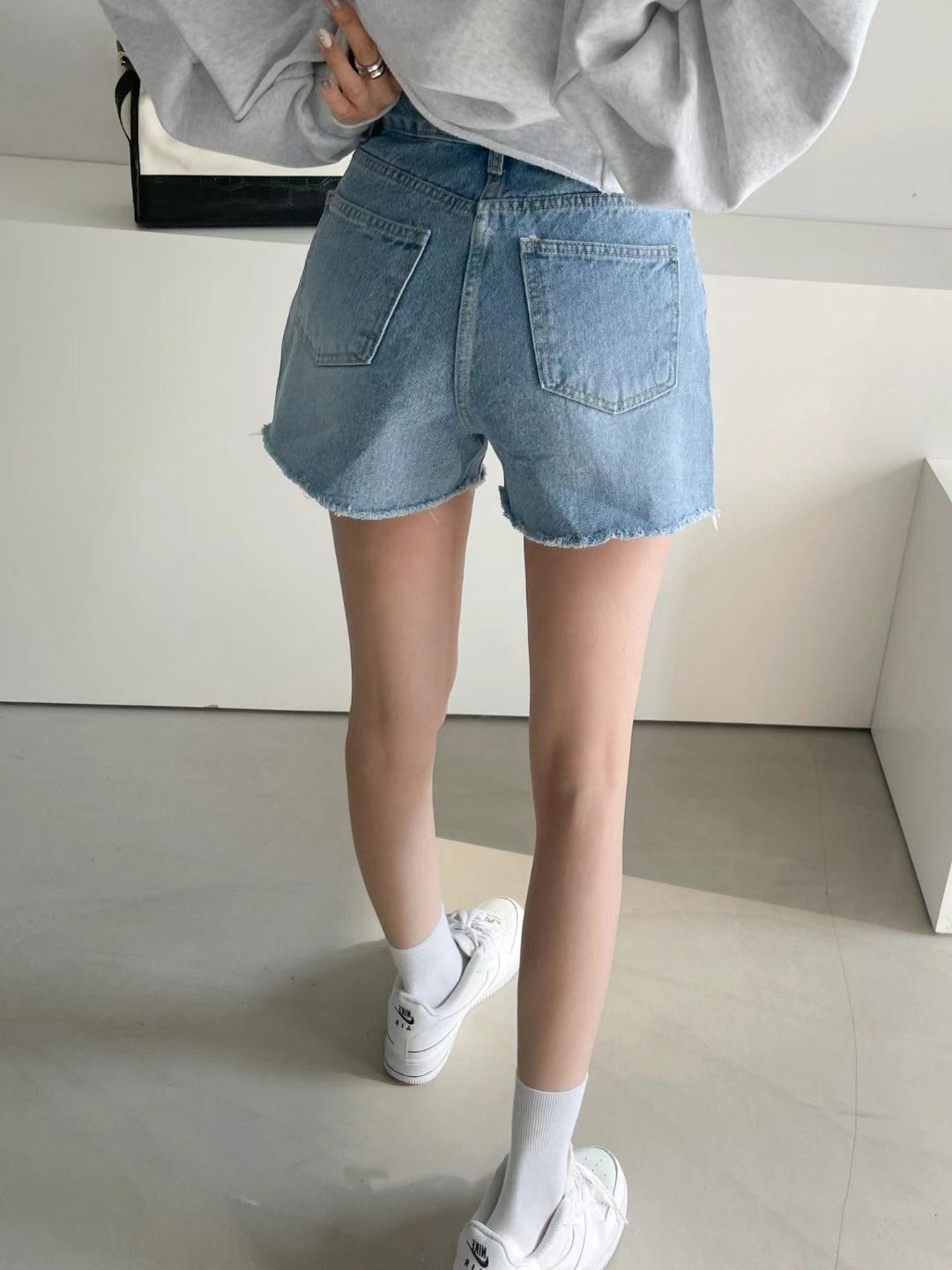 DOUBLEM韓國直郵女裝新款熱賣職業推薦人氣真品休閑24秋冬短褲DOUBLEM短褲