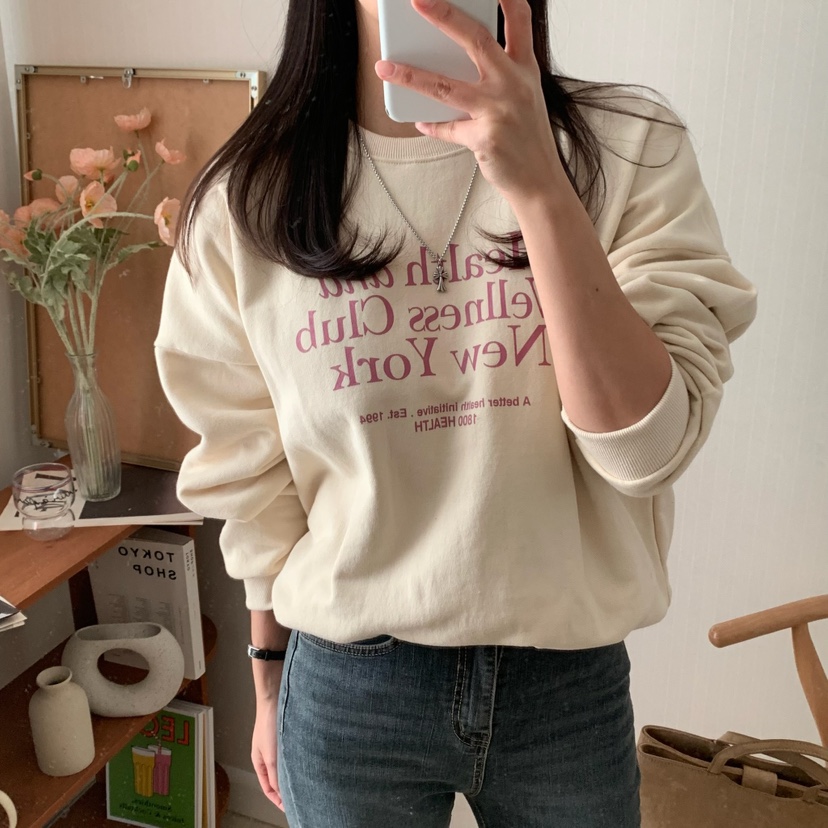 HELLO JINI韓國直郵女裝新品人氣24秋冬真品休閑時尚職業衛衣HELLO JINI衛衣