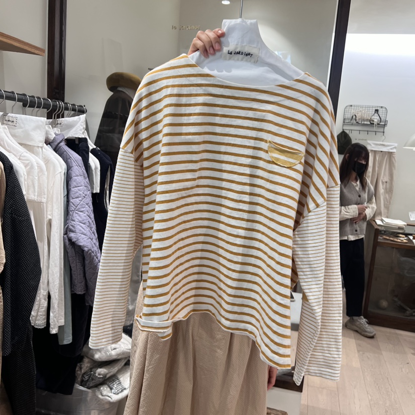 LE JARDINET韓國直郵東大門實拍女裝新品人氣推薦24秋冬長袖T恤LE JARDINET長袖T恤圖色1