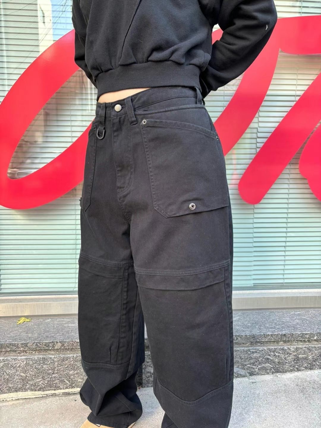 OOT韓國代購女裝新款24秋冬熱賣職業時尚真品推薦休閑休閑褲OOT休閑褲