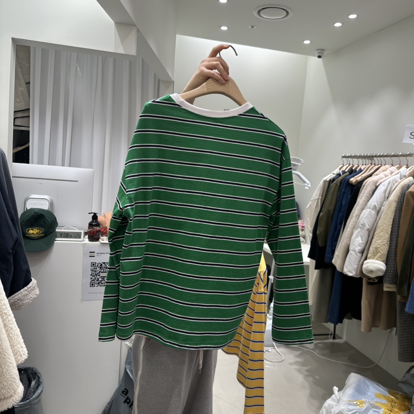 URBANE-P韓國代購女士新品人氣推薦休閑熱賣時尚長袖T恤春款URBANE-P長袖T恤