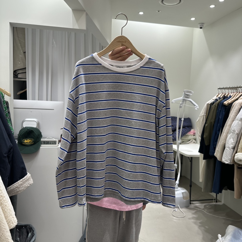 URBANE-P韓國代購女士新品人氣推薦休閑熱賣時尚長袖T恤春款URBANE-P長袖T恤圖色3
