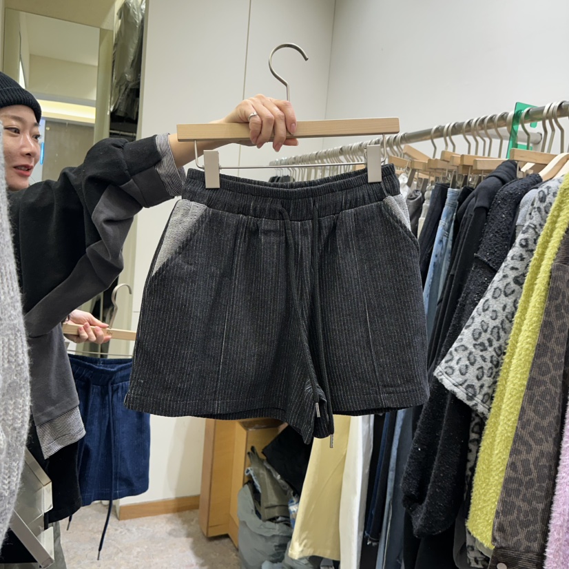 Reiz韓國代購女裝新品24秋冬推薦人氣休閑職業真品短褲春款REIZ短褲圖色1